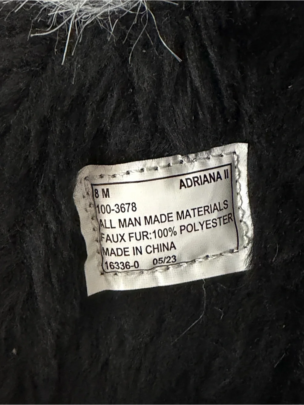 totes Black Knee-High Faux-Fur Trim Riding Boots